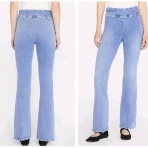 Frame Pullon Jet Set Flare Jeans Sz 2 30/34 Casper Clean Blue Stretch Denim Nwt